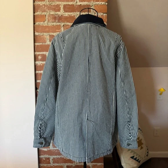 Levis Bree Barn Jacket Large Hickory Stripe - Picture 2 of 10